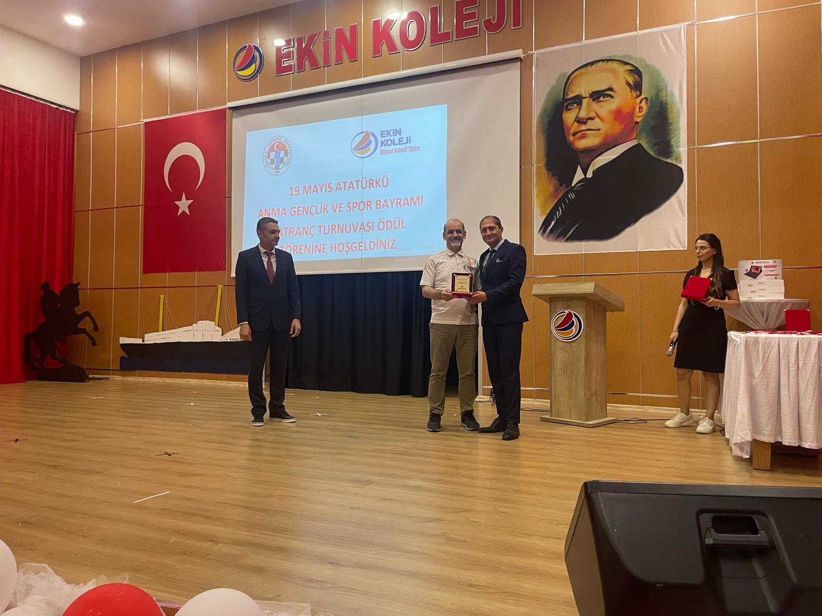 Hatay Türkiye Satranç Federasyonu Ödül Töreni