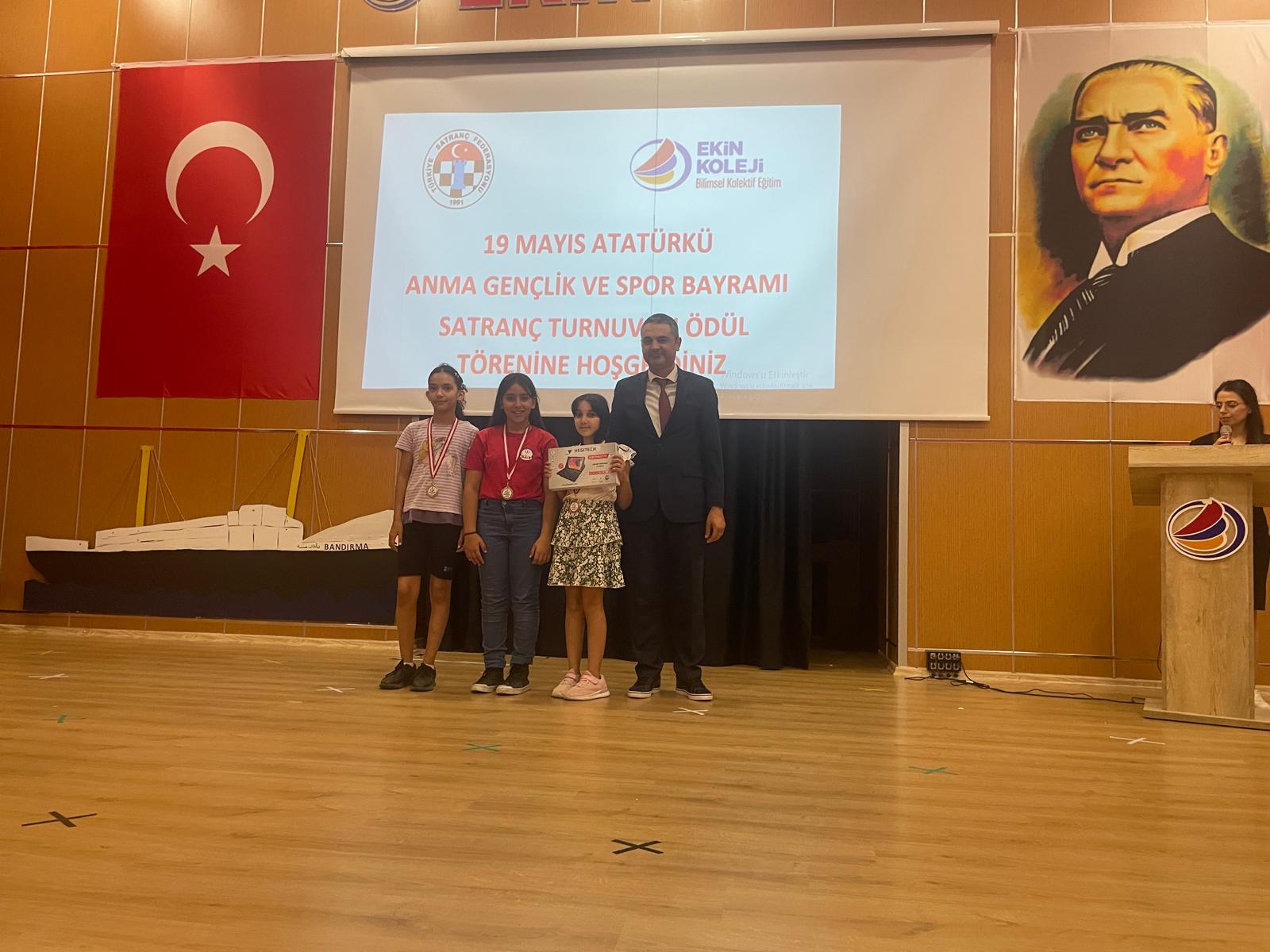 Hatay Türkiye Satranç Federasyonu Ödül Töreni