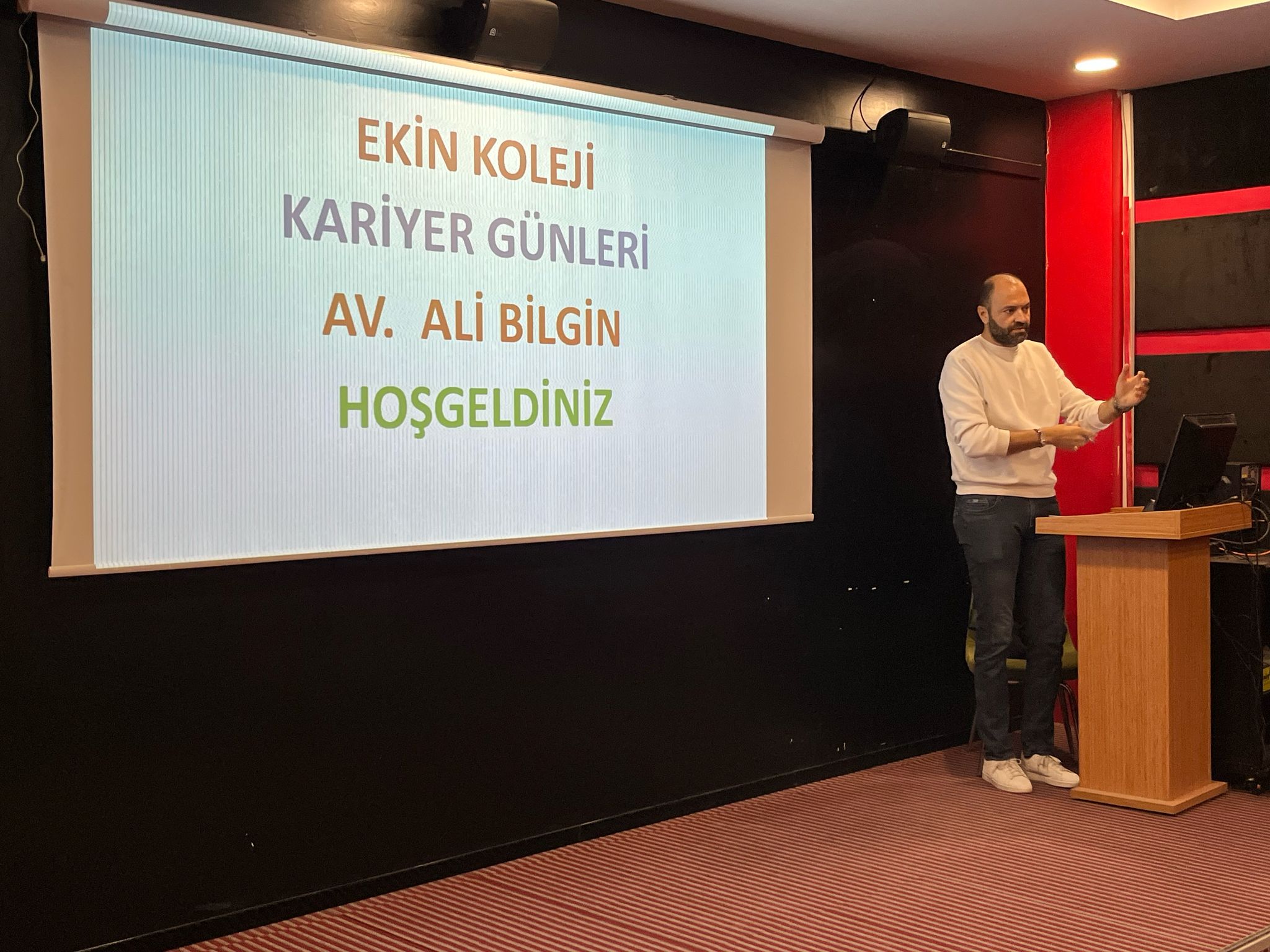 Ekin Lisesinde kariyer günleri başladı!