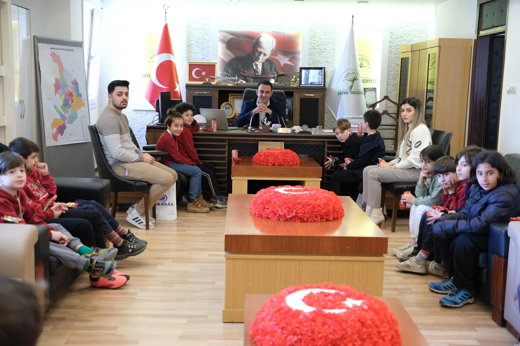 Defne Belediyesi’ni ziyaret